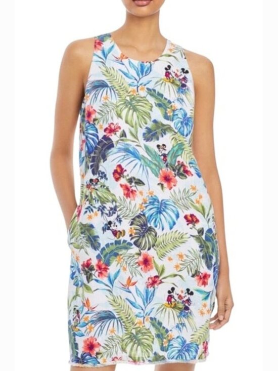 Tommy Bahama Dresses & Skirts - Tommy Bahama x Disney NWT Jungle Jubilee Shift Dress Mickey Minnie Print small